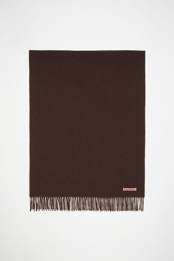 (image for) Dependable Fringe wool scarf - oversized